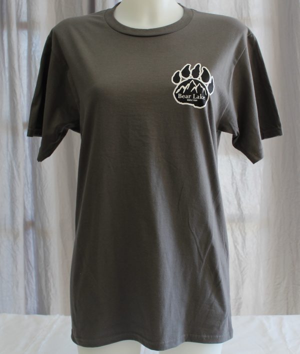 Bear Lake Paw T-Shirt - Charcoal