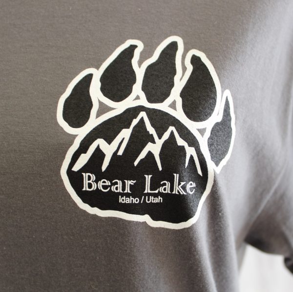 Bear Lake Paw T-Shirt - Charcoal - Image 2
