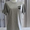 Bear Lake Paw T-Shirt - Light Grey