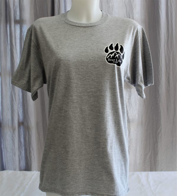 Bear Lake Paw T-Shirt - Light Grey