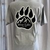 Bear Lake Paw T-Shirt - Light Grey - Image 3