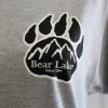 Bear Lake Paw T-Shirt - Light Grey - Image 2