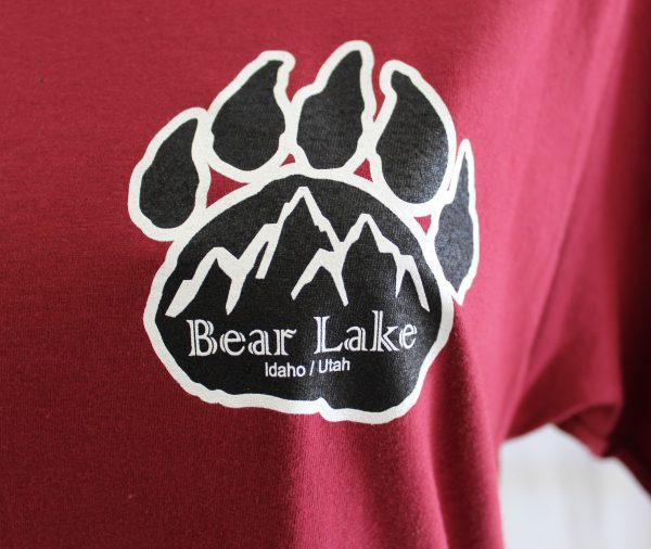 Bear Lake Paw T-Shirt - Red - Image 2