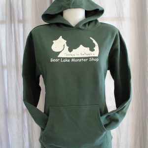 Kids Bear Lake Monster Hoodie - Green