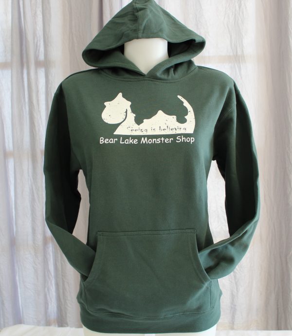Kids Bear Lake Monster Hoodie - Green