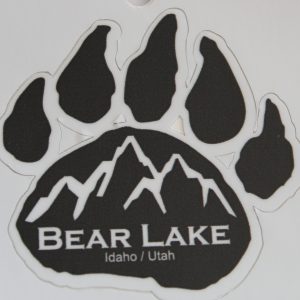 Bear Lake Paw Decal - Black