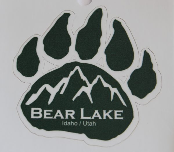 Bear Lake Paw Decal - Green