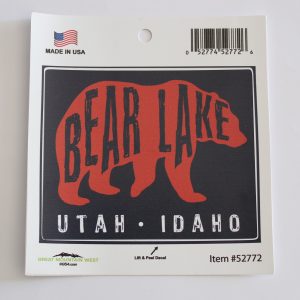 Bear Lake Utah/Idaho Bear Decal
