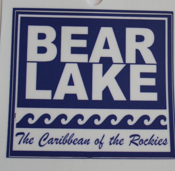 Bear Lake Caribbean of the Rockies Decal - Blue