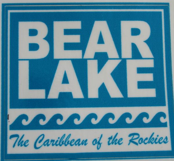 Bear Lake Caribbean of the Rockies Decal - Light Blue