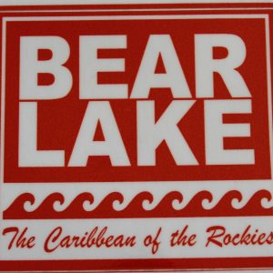 Bear Lake Caribbean of the Rockies Decal - Orange