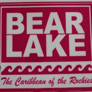 Bear Lake Caribbean of the Rockies Decal - Pink