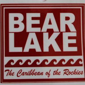 Bear Lake Caribbean of the Rockies Decal - Red